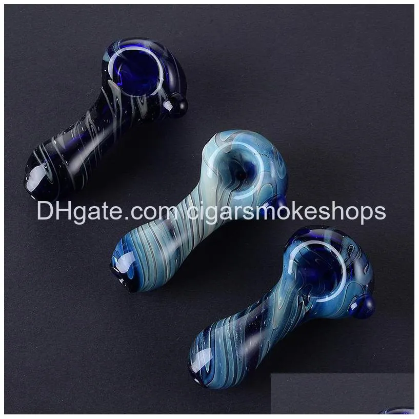 wholesable mini small style spoon pipes 30g glass dry herb handpipe pyrex oil burner pipe smoking accessories dhs ship
