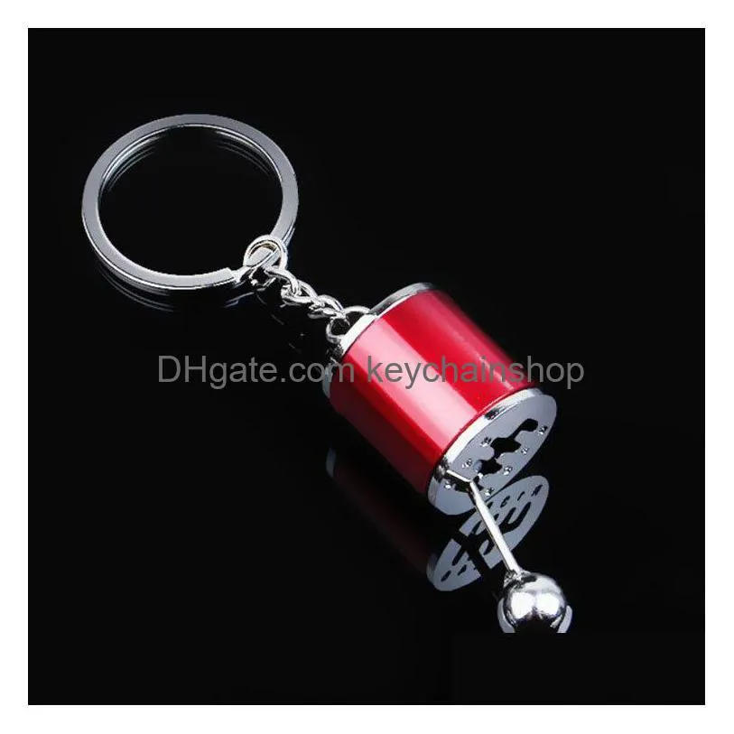 car gear shifter lever keychains leisure accessories manual transmission casual fashion for car lovers