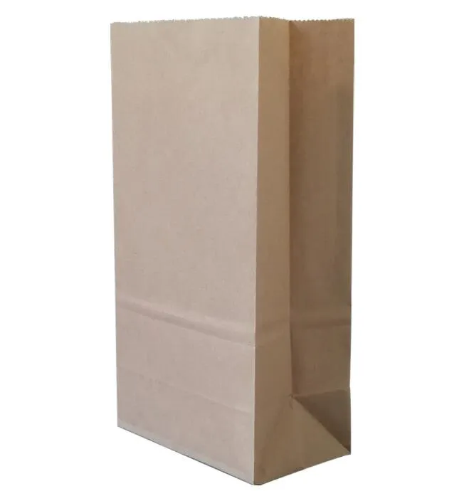 kraft paper bread bag paper party bags candy gift celebrations baby shower birthday wedding 13x8x24cm