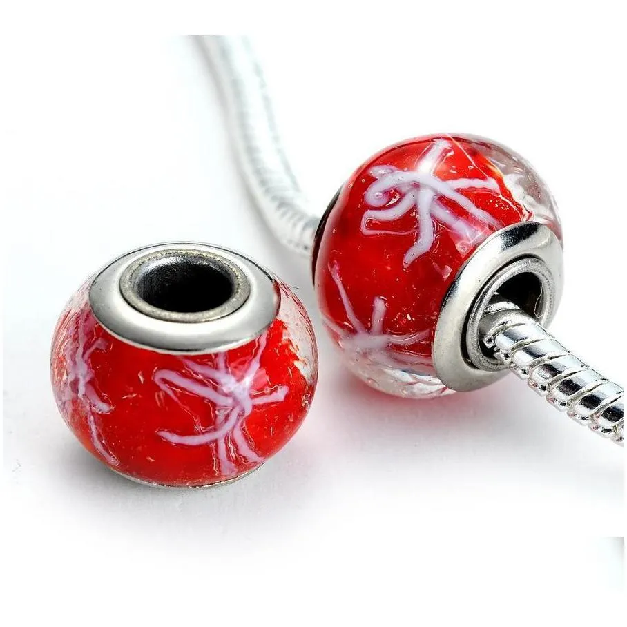 bead charms for bracelet acrylic big hole loose bead fit bracelet bangle charms beads