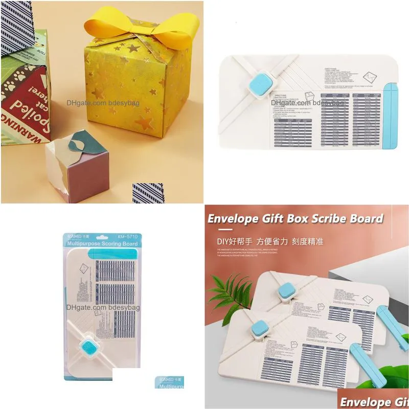 cutting mat gift box envelope scribe board punch board diy pocket making embossing scrapbook supplies paper cutter 230224