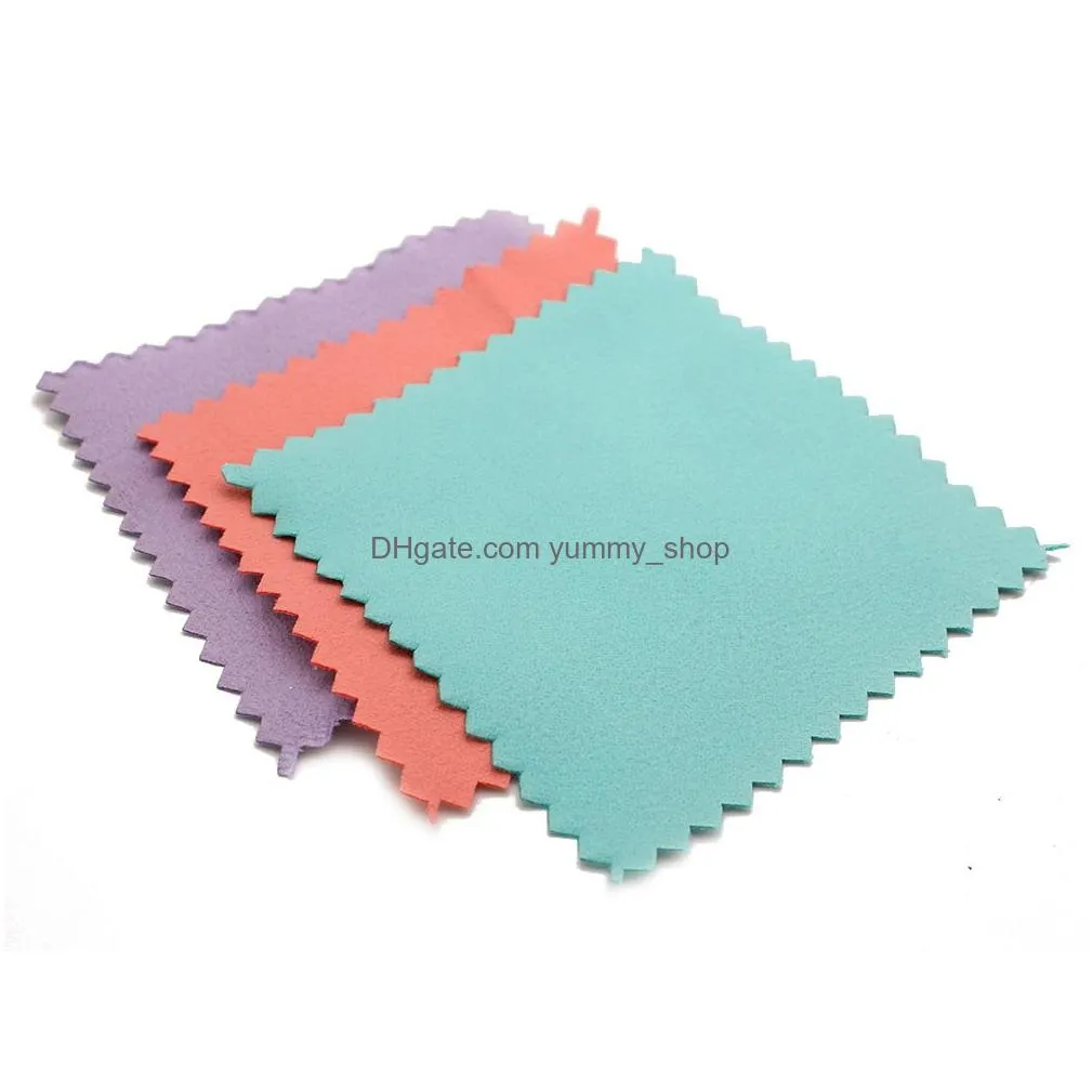 200pcs flannelette silver polishing cloth set high quality fast affordable. ideal for jewelry cleaning.