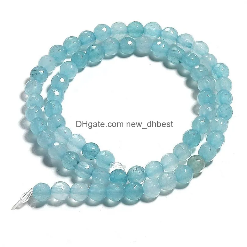 new fashion agate stone loose beads pick size 6mm high quality strand bead geometric natural stone charms handmade diy stretch