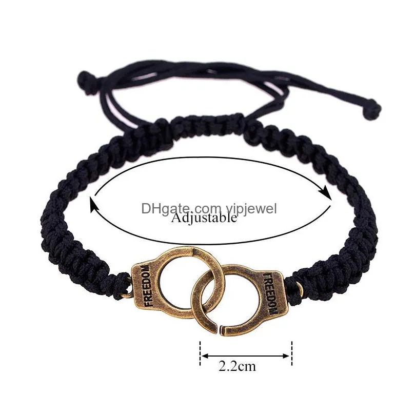  selling handcuff charm bracelet adjustable vintage handmade mens bracelets adjustable charm couple bracelets for women men