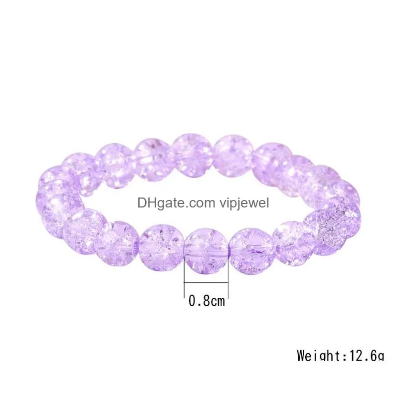  crystal beaded bracelet strands for kids jewelry fashion cute bracelets students girls jewellry