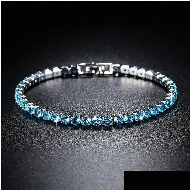 fashion 13 row iced out tennis bracelet zirconia triple lock hiphop bracelets bridal jewelry sparkling charm bracelet for party