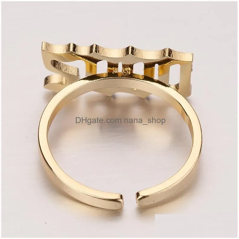 new fashion stainless steel rings for women korean 19851997 custom birth years number rings silver gold rose gold as gift best friend