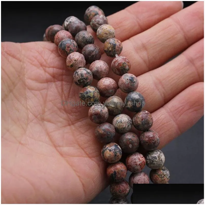 wholesale stone loose beads charm pick size 4.6.8.10 mm agate bead high quality strand natural stone charms diy bracelets
