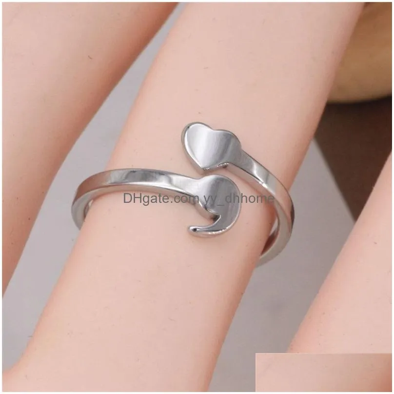 heres your product title heart semicolon ring inspirational suicide prevention jewelry for women girls