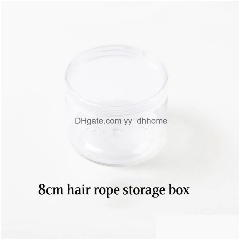 2020 elastic pearl charm rubber band for women girl ins style hair band hair rope band high elasticity with hair rope storage box