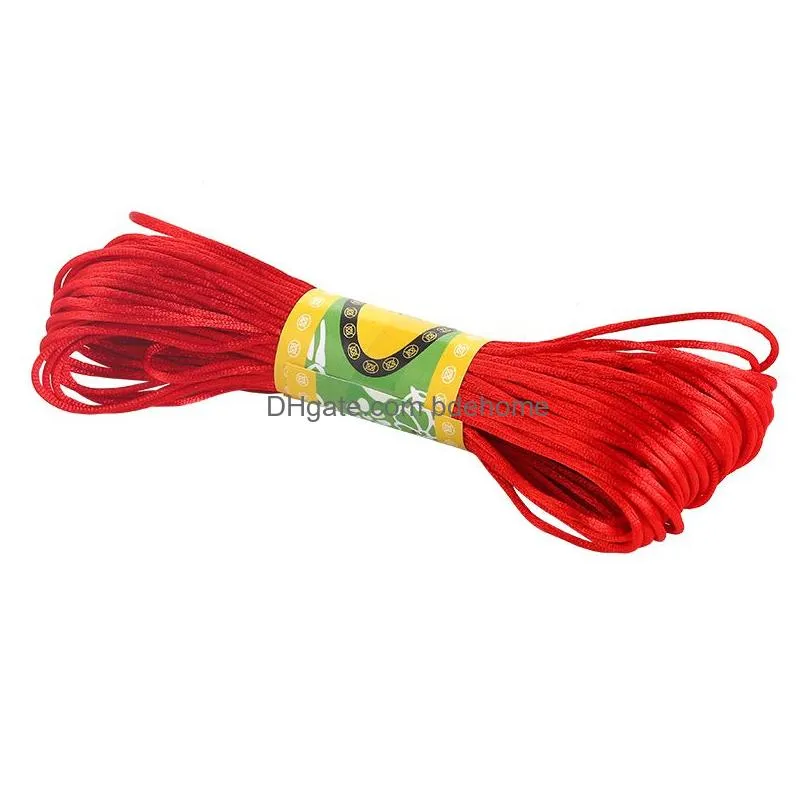 1mm polyester fibre cord beading rope thread string for diy necklace bracelet jewelry findings making