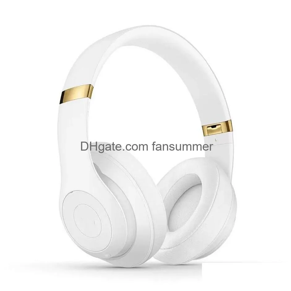 st3.0 wireless headphones stereo bluetooth headsets foldable earphone animation showing