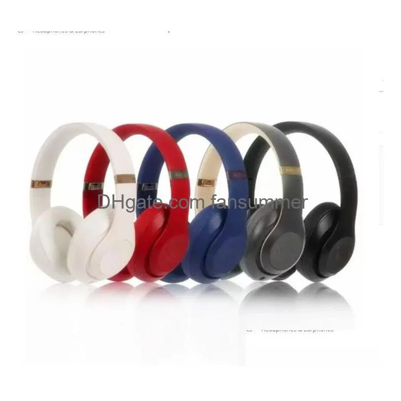 st3.0 wireless headphones stereo bluetooth headsets foldable earphone animation showing