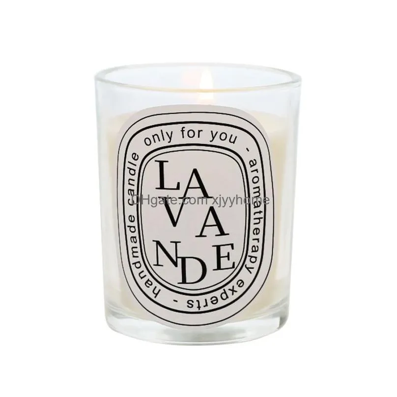 50g transparent aromatherapy candle 520 hand gift fragrance european romantic candle lamp holder gift