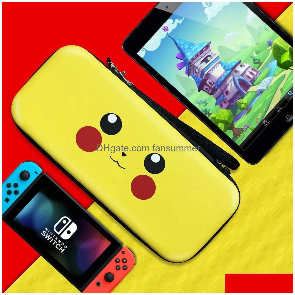 for nintendo switch lite console case durable game card storage bag carrying cover hard eva portable protective shell