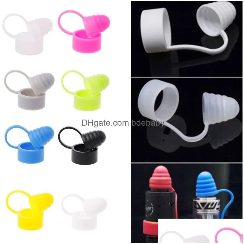 silicone dust cap antiskid unbreak ring vaporizer mouthpiece drip tip cover drip universal sanitary tip dust cap