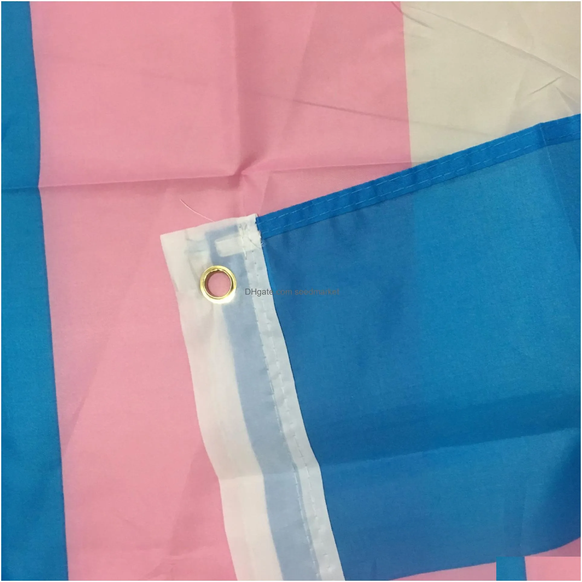 polyester rainbow 90x150cm flags transgender gay pride banner pink blue lgbt flag banner flags party supplies rainbow flag bh2015 tqq