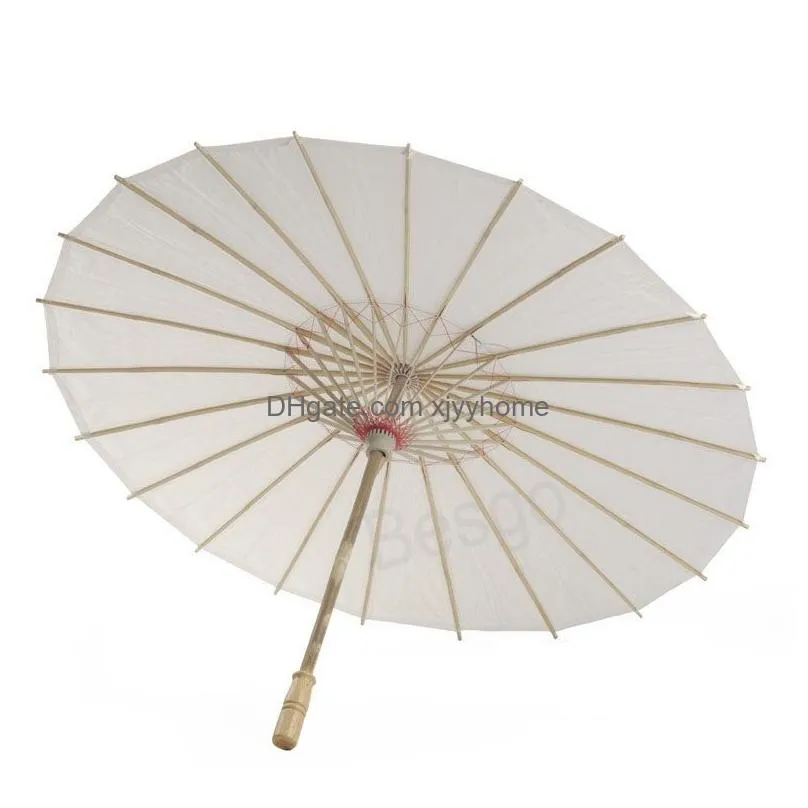 bridal wedding parasols chinese style craft paper umbrella diy blank painting umbrella photography props performance umbrellas bh8538