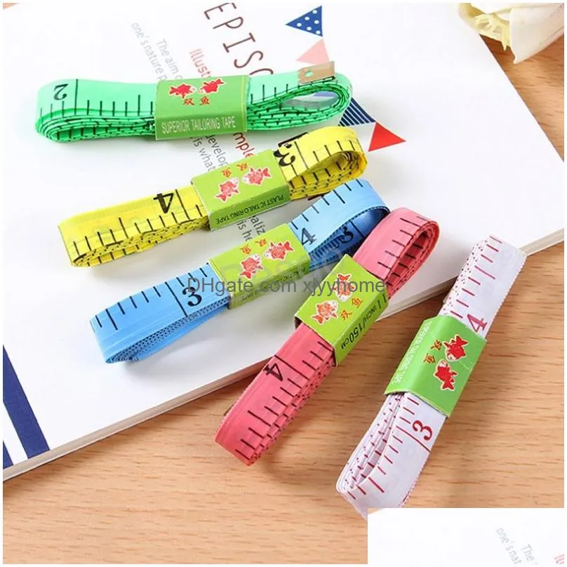 home body tape measures 150cm length soft ruler sewing tailor measuring ruler tools kids cloth ruler tailoring tape measures bh4391