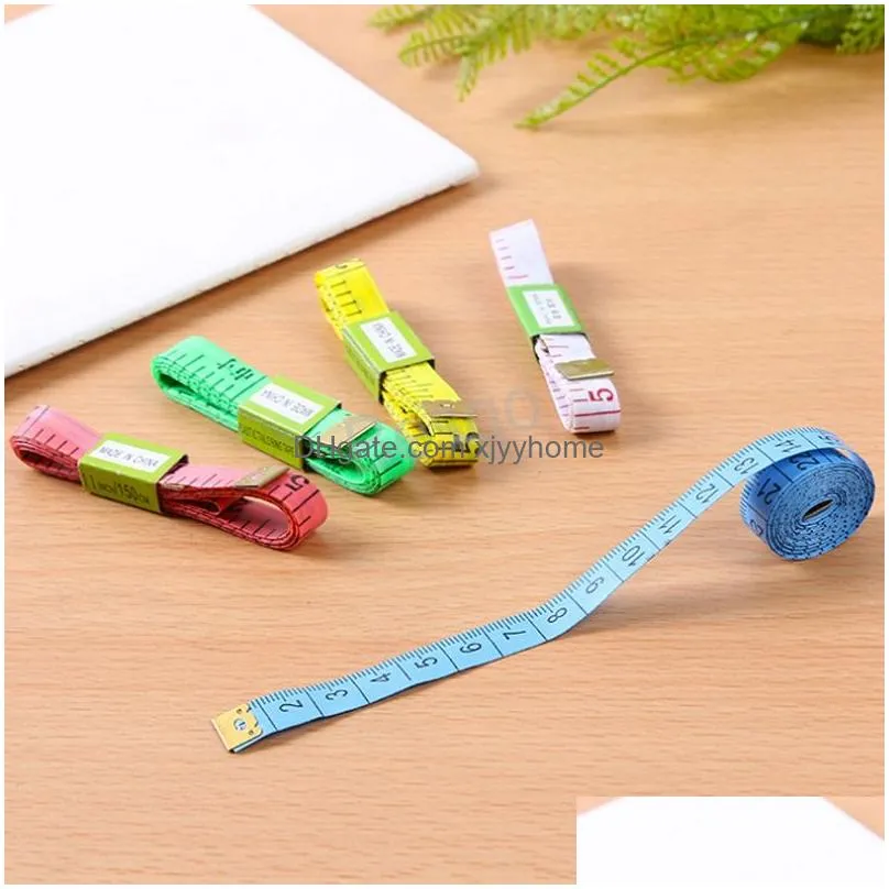 home body tape measures 150cm length soft ruler sewing tailor measuring ruler tools kids cloth ruler tailoring tape measures bh4391
