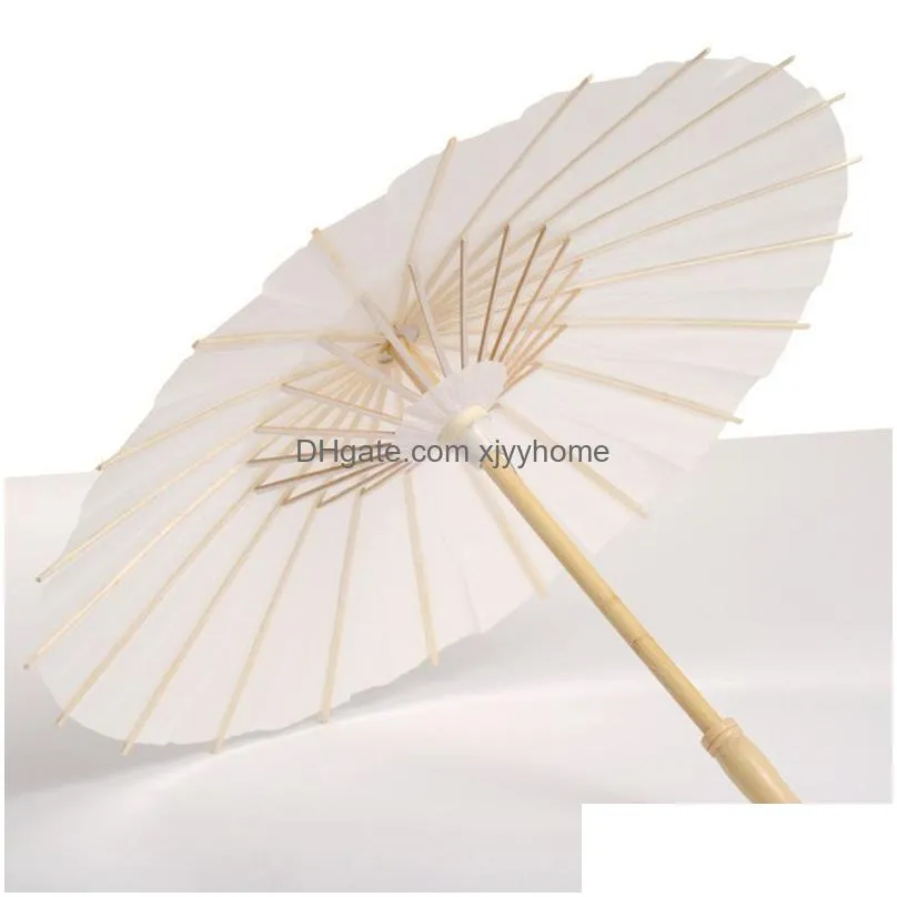 chinese mini craft oil paper umbrellas bridal wedding parasols umbrella retro dance prop ceaft oilpaper 4 size umbrellas bh1690 tqq