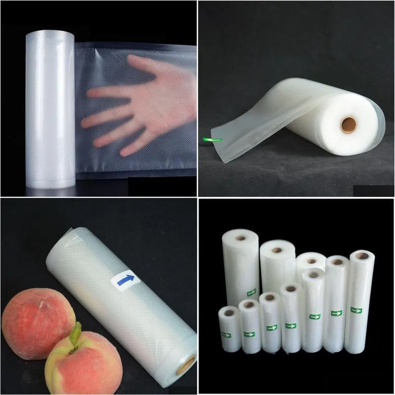 kitchen vacuum sealer bags reusable rolls freshkeeping food saver storage bag