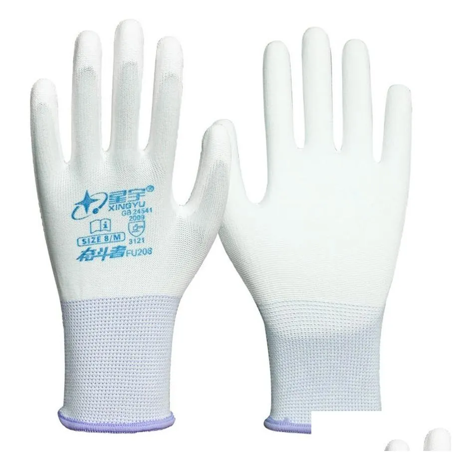 xingyu hand protection personal protective equipment industrial supplies mro office school business labor gloves pu 508 518 light thin breathable