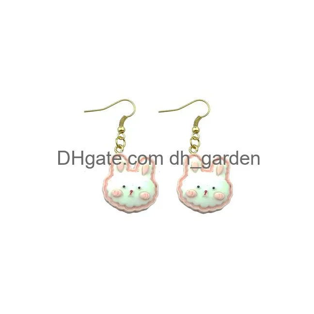 cute earring for women resin bear frog drop earrings children handmade jewelry diy gifts dangle earrings