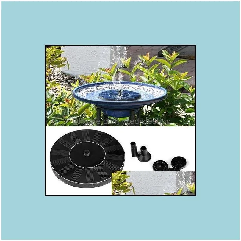 watering equipments solar power birdbath water floating fountain pump pool garden outdoor decor drop delivery home patio lawn supplie