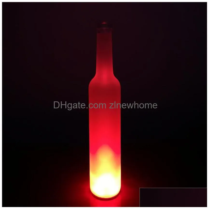 new led lumious bottle stickers decoration coasters battery powered party drink cup mat decels festival nightclub bar party vase