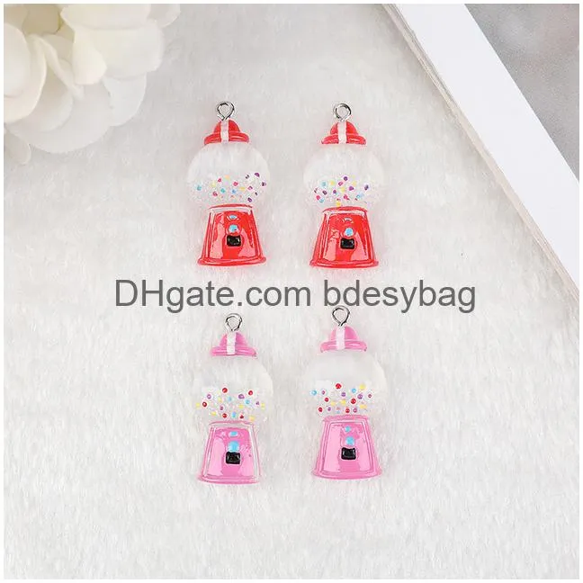 cartoo candy machine charms flatback resin sugar making crafts cute jewelry findings for earrings keychain diy