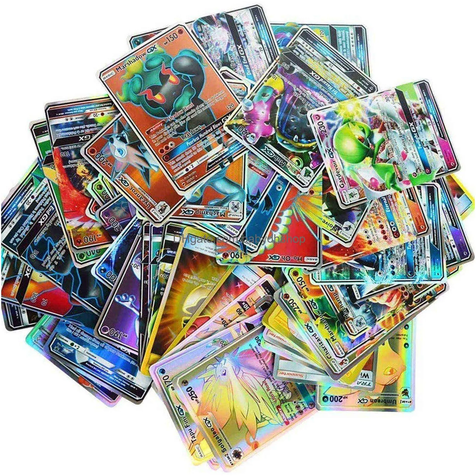 60pcs complete gx french version cards packet 60 complete mega cards toy card prare card boite de games toys card set cartoon g1125