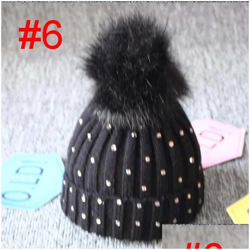 infant baby knit cap baby girls hair hats designer solid caps kids boys outdoor slouchy beanies toddler gifts 6m4t