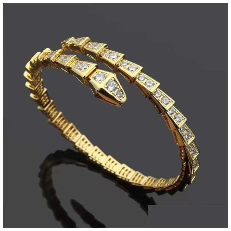 love bangle tennis designer jewelry womens bracelet diamond lovely snake silver rose gold jewellery copper plate party wedding charm girlfriend serpent