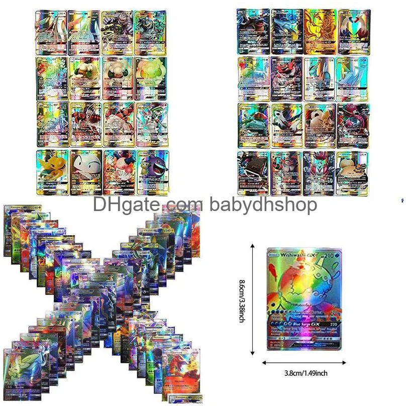 60pcs complete gx french version cards packet 60 complete mega cards toy card prare card boite de games toys card set cartoon g1125