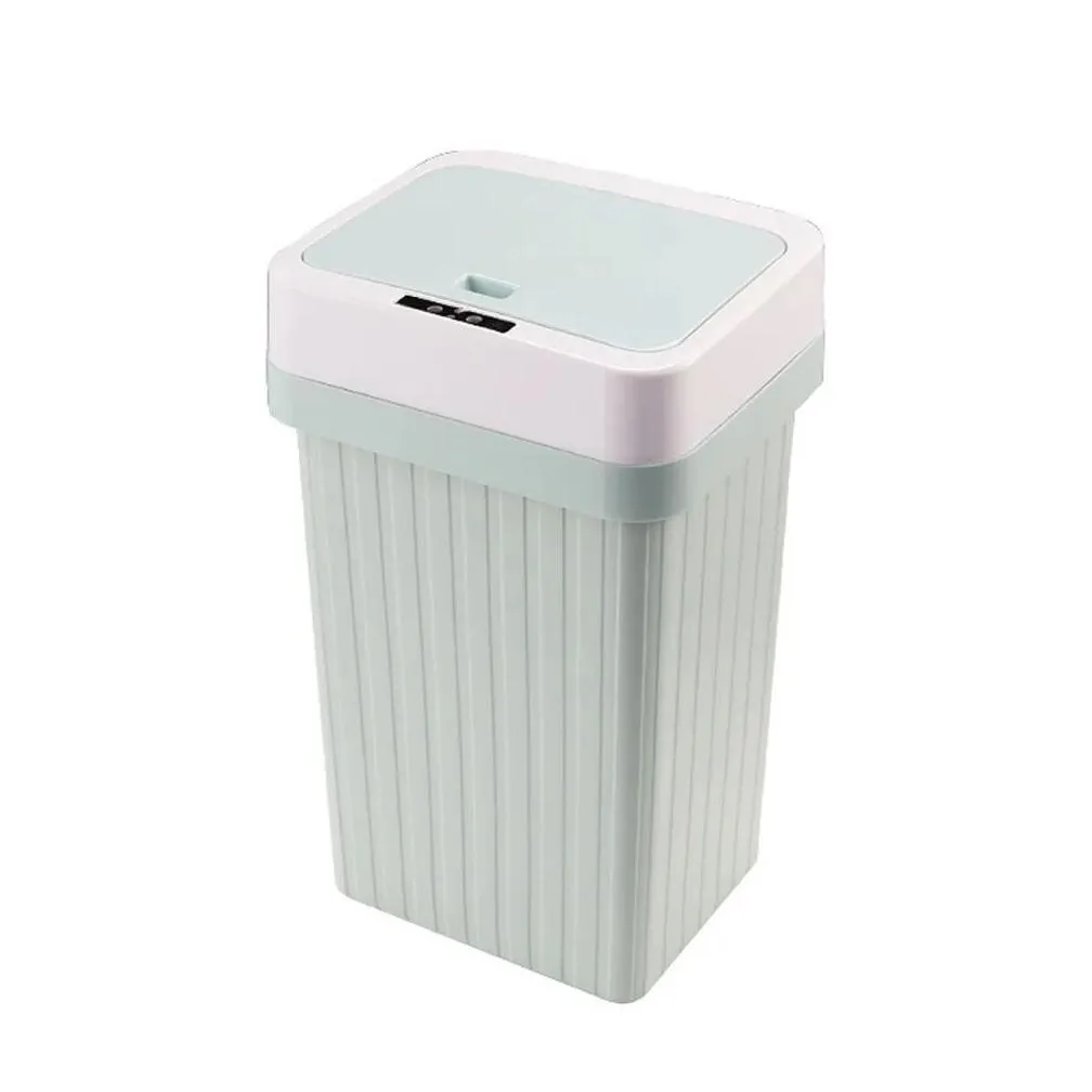 12l smart sensor trash can automatic sensor dustbin abs touchless garbage bin