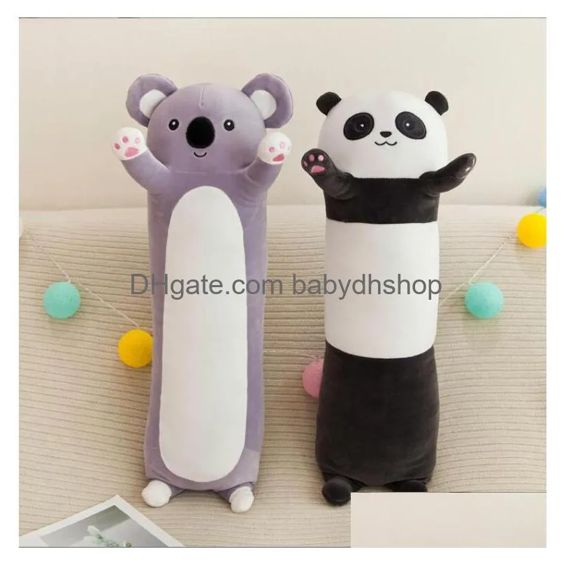 size 70cm supper soft stuffed plush toy big eye panda and koala toys long styles stuffed sleeping pillow boy girl birthday gift