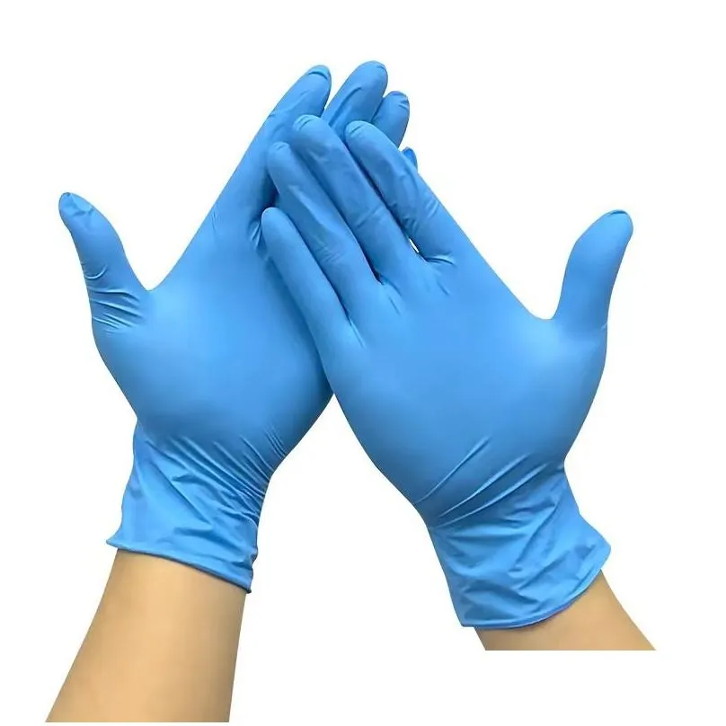 xingyu nitrile gloves black antiskid particle protection kitchen laboratory baking xingyu disposable