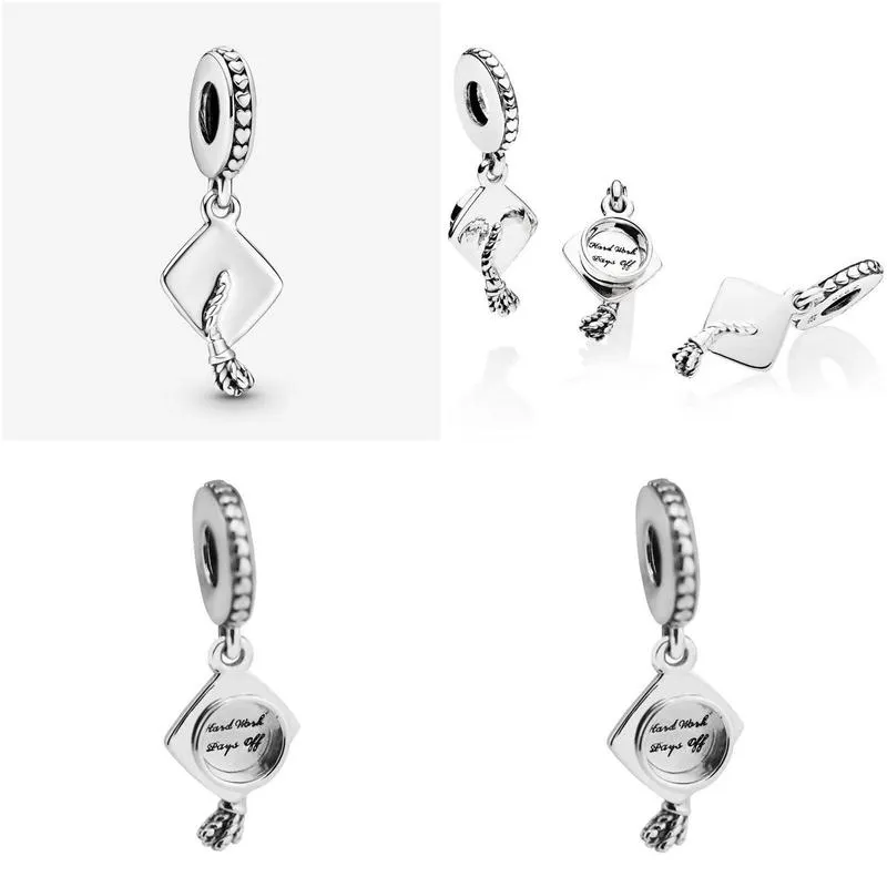 fit pandora charm bracelet european silver charms snake beads doctor hat pendant diy snake chain for women bangle necklace jewelry