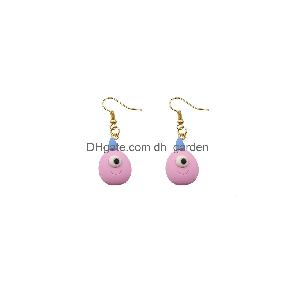 kawaii cartoon earrings costume trendy style woman girl jewelry gifts drop shipping