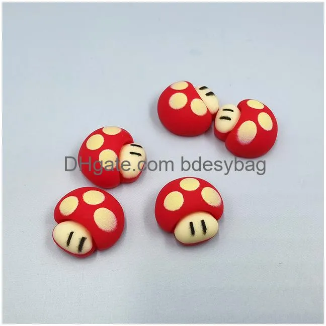 cute mushroom charms pendant jewelry making findings diy resin earrings fashion jewelry accessories c806
