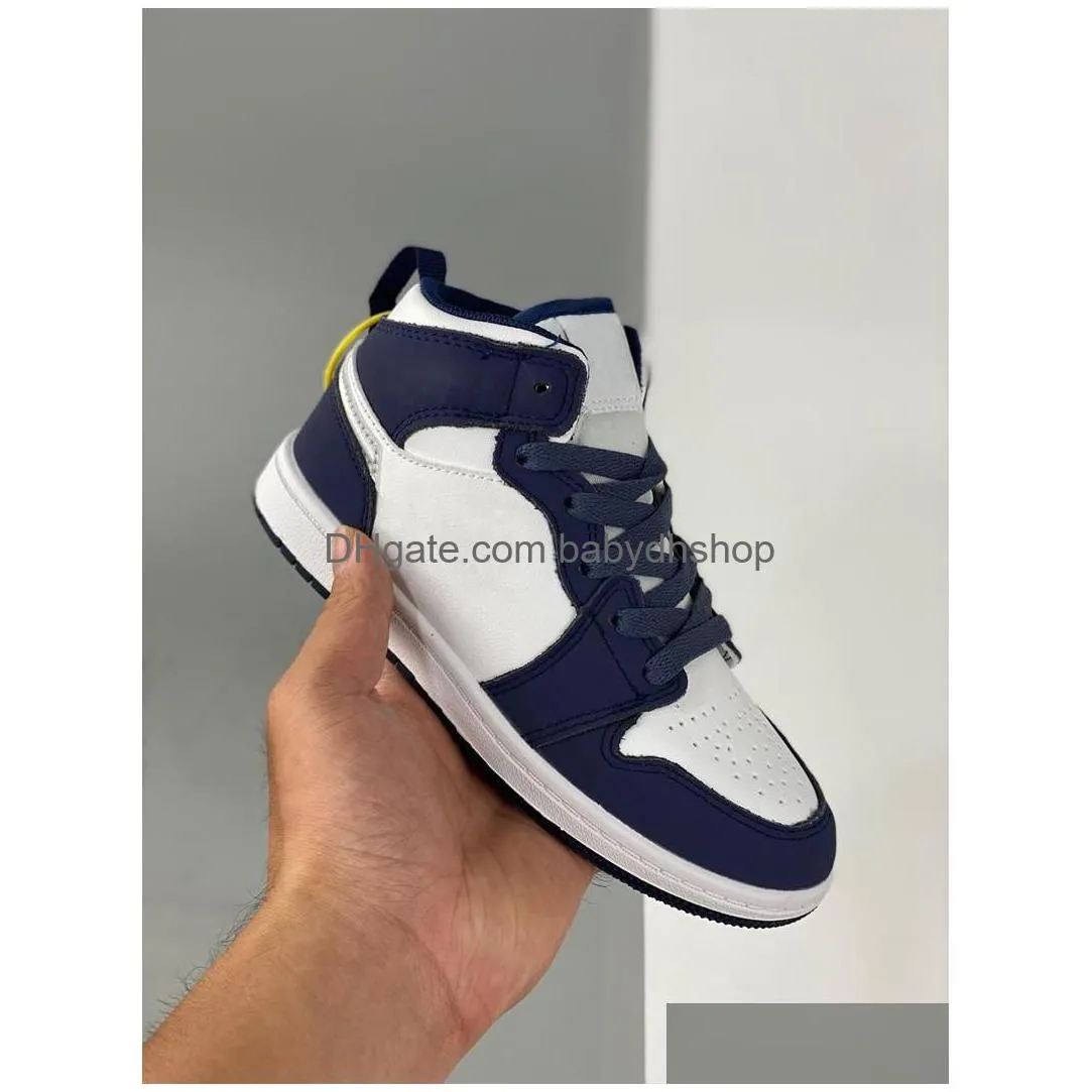 2022 youth baby infants sneakers midnight navy royal toe tropical twist paint university 1 mid j i infant toddler metallic silver dark mocha kids outdoors sports