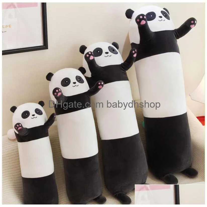 size 70cm supper soft stuffed plush toy big eye panda and koala toys long styles stuffed sleeping pillow boy girl birthday gift