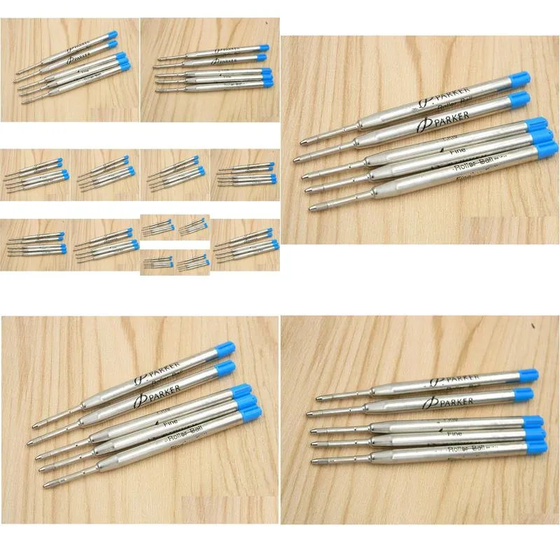 20pc fit for metal pen blue stytle ballpoint pen refills