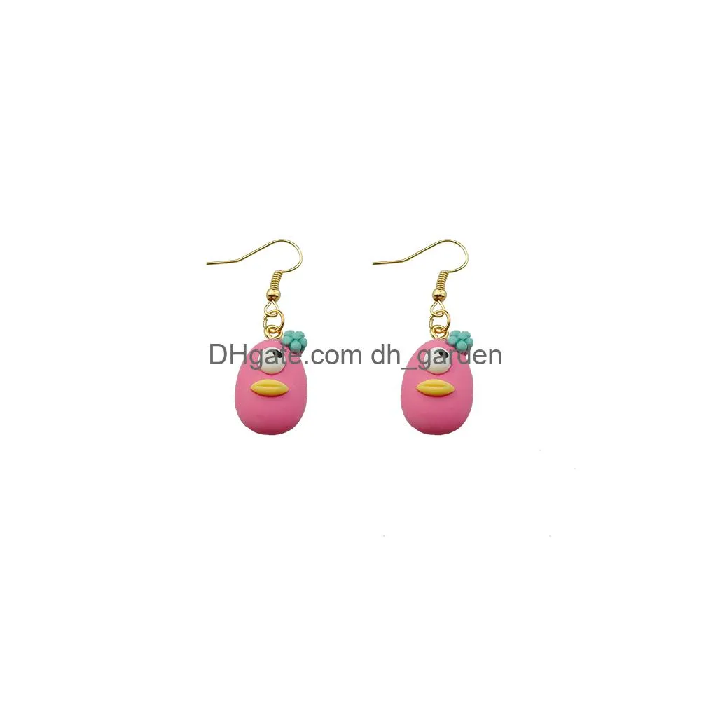 kawaii cartoon earrings costume trendy style woman girl jewelry gifts drop shipping
