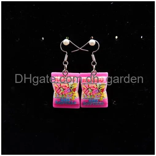 cute candy earrings drop earring candy costume trendy style woman girl jewelry drop shipping wholesale dangle earrings