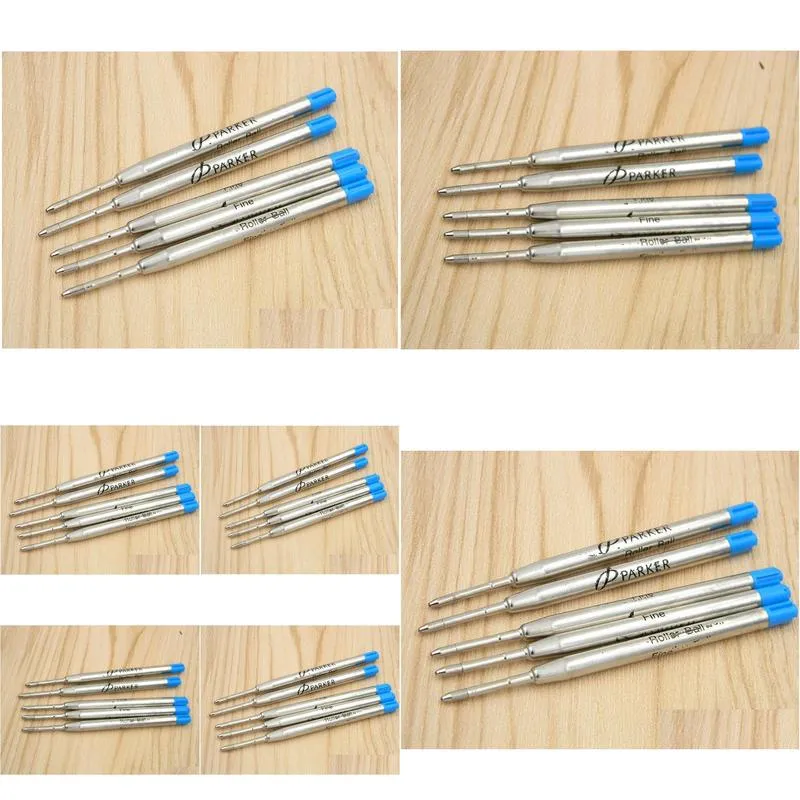 20pc fit for metal pen blue stytle ballpoint pen refills