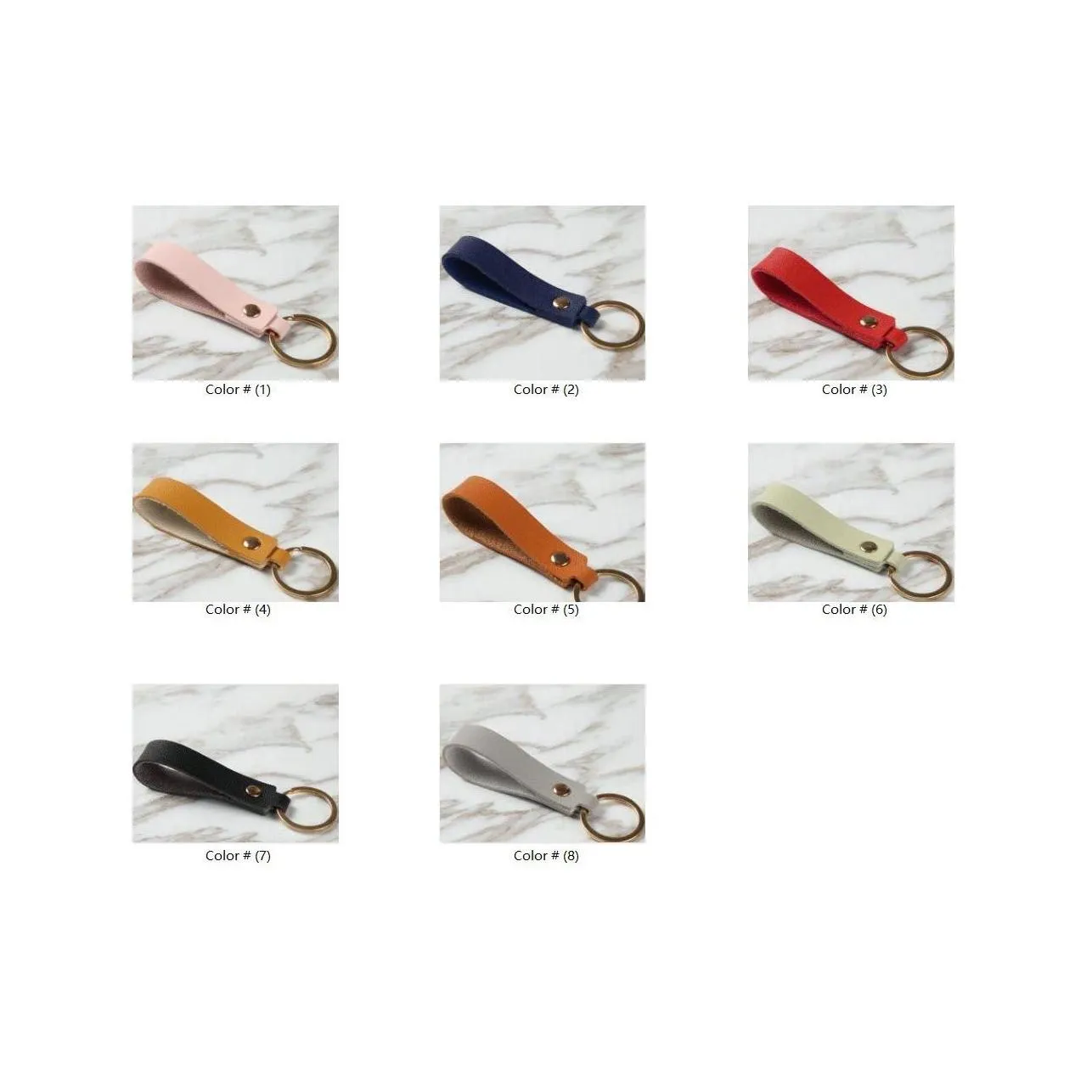 pu leather keychain casual leather strap lanyard key chain waist wallet keychains car keyring keyholder jewelry gift