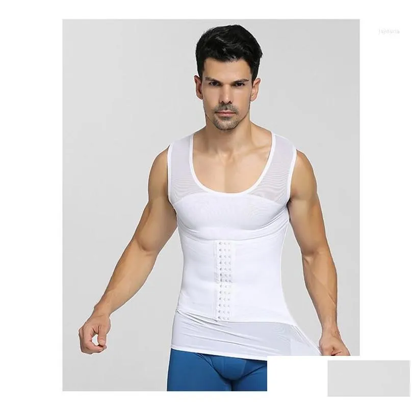 mens body shapers abdomen slimming corset men waist trainer compression tshirt shaper gynecomastia shapewear slim vest tummy trimmer