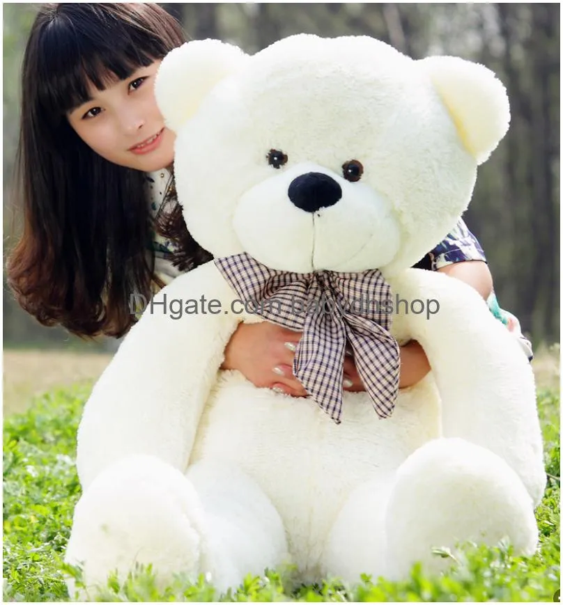 2015 arriving  rightangle measurements 200cm/78inch teddy bear plush huge soft toy plush toys valentines day gift 5 color